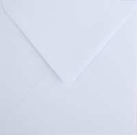 Koperta kwadratowa 14,6/14,6 cm - biała