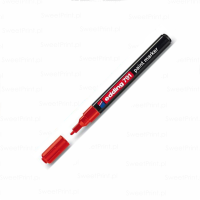 Czerwony marker lakierowy - końcówka  1,2 mm