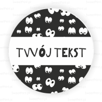 Personalizowane naklejki na halloween - OCZY