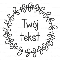 Personalizowana pieczątka LEAVES FRAME