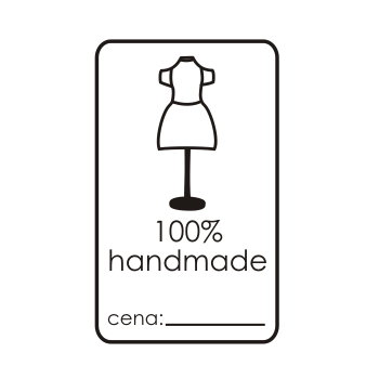 stempel z miejscem na wpisanie ceny