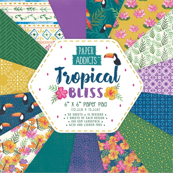 Papiery do scrapbookingu - Tropical Bliss - SweetPrint.pl