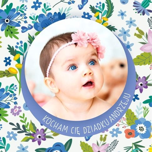personalizowana kartka na dzień babci i dziadka