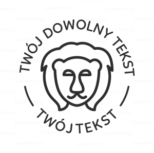 Personalizowany stempel ze znakiem zodiaku - LEW