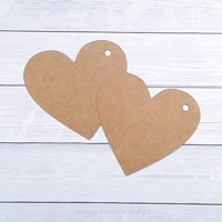 Etykietki / zawieszki EKO SERCE