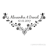 Stempel ślubny ROMANTIC