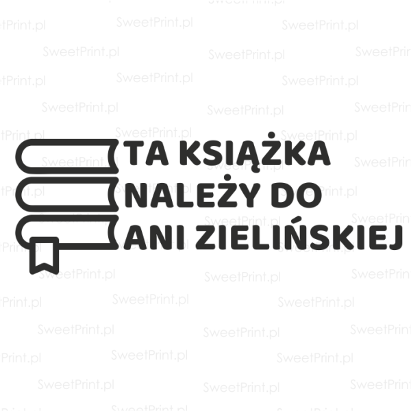 stempel pieczątka Ex Libris - SweetPrint.pl