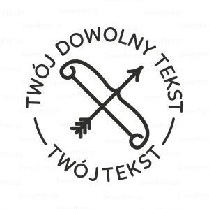 Personalizowany stempel ze znakiem zodiaku - STRZELEC