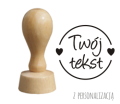 personalizowany stempel z Twoim napisem - SweetPrint.pl