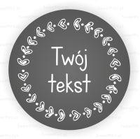 Personalizowane naklejki BLACK & WHITE