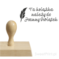 personalizowany stempel pieczątka Ex Libris
