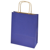 Torba / torebka  papierowa GRANATOWA 22x18 cm