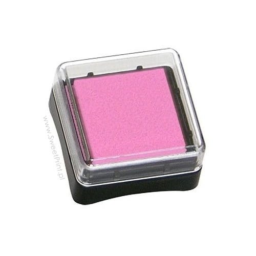 mini  różowy tusz pigmentowy do stempli -  heyda