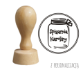 personalizowany stempel ze słoikiem - SweetPrint.pl