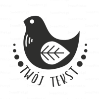 Personalizowany stempel z Twoim napisem - SCANDI BIRD