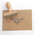 personalizowany stempel ślubny do stemplowania kopert