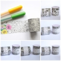 taśma dekoracyjna washi tape do kolorowania