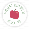 personalizowane naklejki szkolne