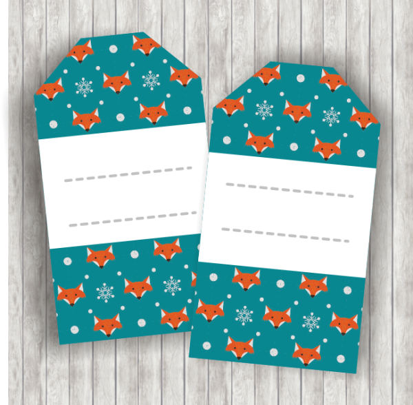 Etykiety na prezenty świąteczne do wydruku