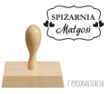 personalizowany stempel - etykieta