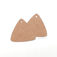 Tagi  kraft / zawieszki EKO  -  TRÓJKĄT MAŁY