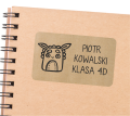 naklejki na zeszyty eko - SweetPrint.pl