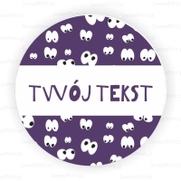 Personalizowane naklejki na halloween - OCZY