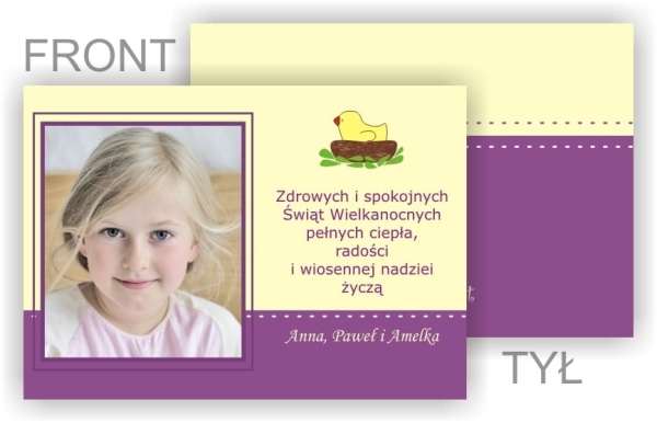 personalizowana kartka świąteczna