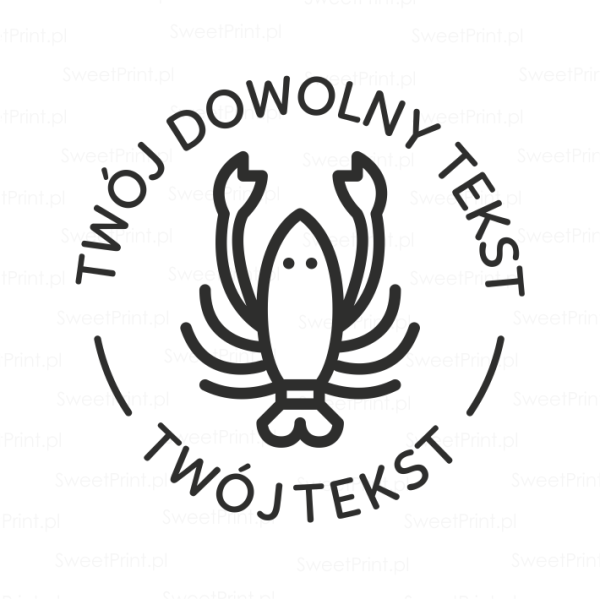 stempel ze znakiem zodiaku RAK