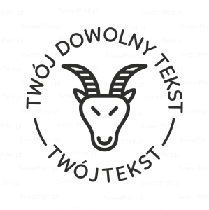 Personalizowany stempel ze znakiem zodiaku - KOZIOROZEC