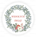 personalizowane naklejki bożonarodzeniowe