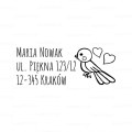 pieczątka adresowa