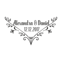 Stempel ślubny ROMANTICLOVE