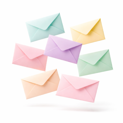 Kolorowe koperty - jak je dobrać do kartki, zaproszenia i vouchera